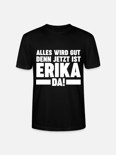 Vorname Erika - Stanley/Stella Unisex Bio-T-Shirt CRAFTER - Schwarz