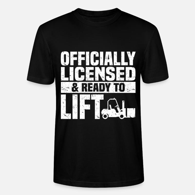 Gabelstaplerfahrer - Stanley/Stella Unisex Bio-T-Shirt CRAFTER - Schwarz