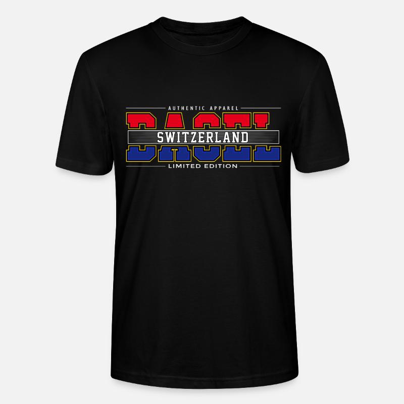BASEL - Stanley/Stella Unisex Bio-T-Shirt CRAFTER - Schwarz