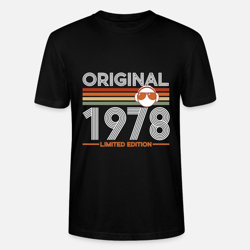 1978 - Stanley/Stella Unisex Bio-T-Shirt CRAFTER - Schwarz