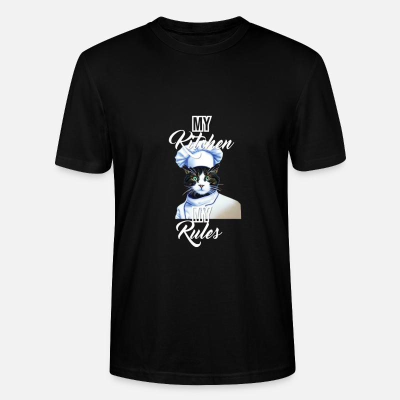 Cuisinier chat - T-shirt bio CRAFTER Stanley Stella Unisexe - noir