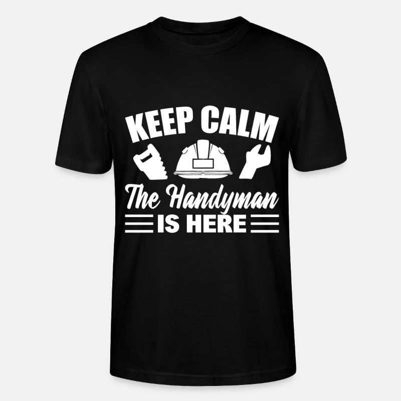 Handwerker -Werkzeuge DIY -Experte - Stanley/Stella Unisex Bio-T-Shirt CRAFTER - Schwarz
