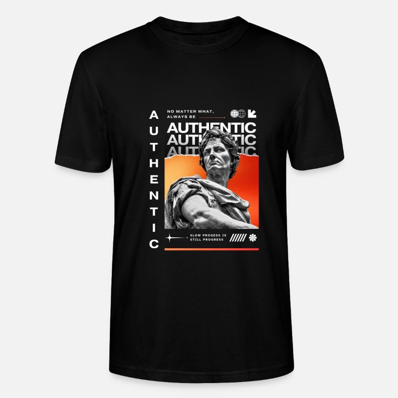 Authentic - Stanley/Stella Unisex Bio-T-Shirt CRAFTER - Schwarz