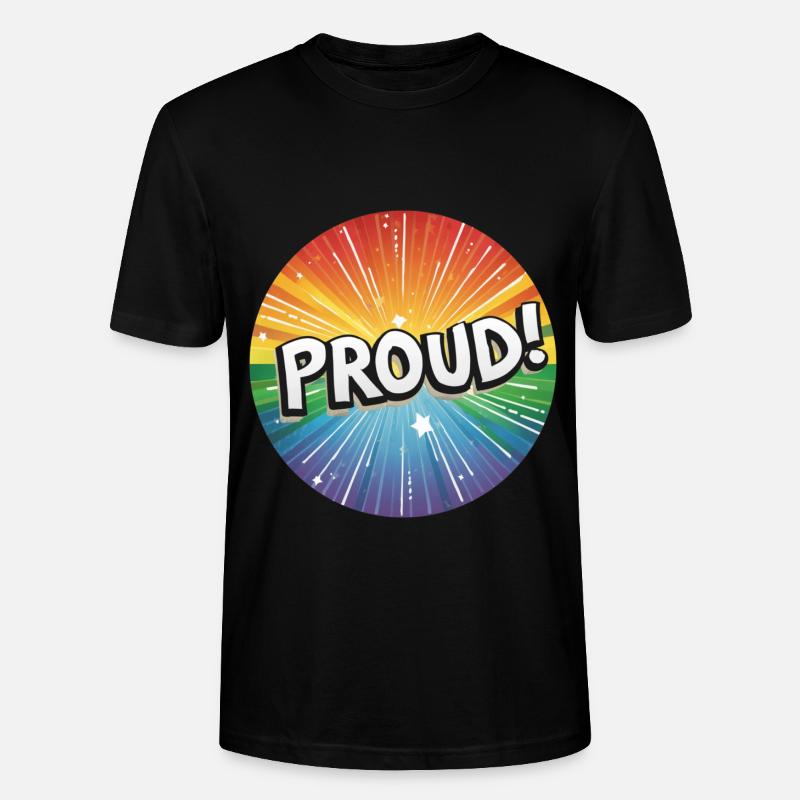 LGBTQ Proud - Stanley/Stella Unisex Bio-T-Shirt CRAFTER - Schwarz
