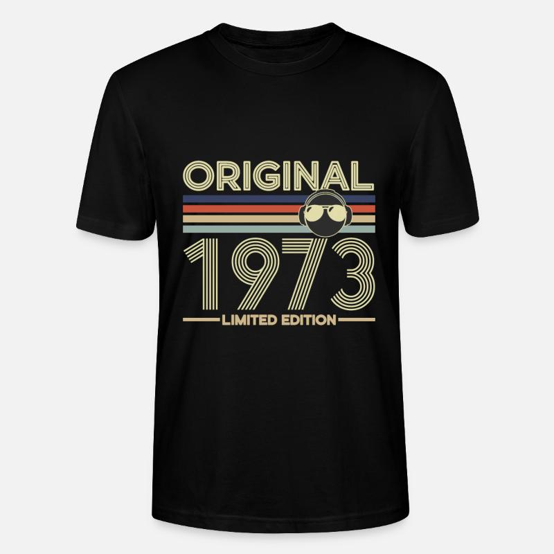 1973 - Stanley/Stella Unisex Bio-T-Shirt CRAFTER - Schwarz