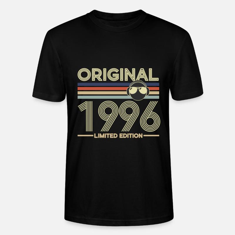 1996 - Stanley/Stella Unisex Bio-T-Shirt CRAFTER - Schwarz