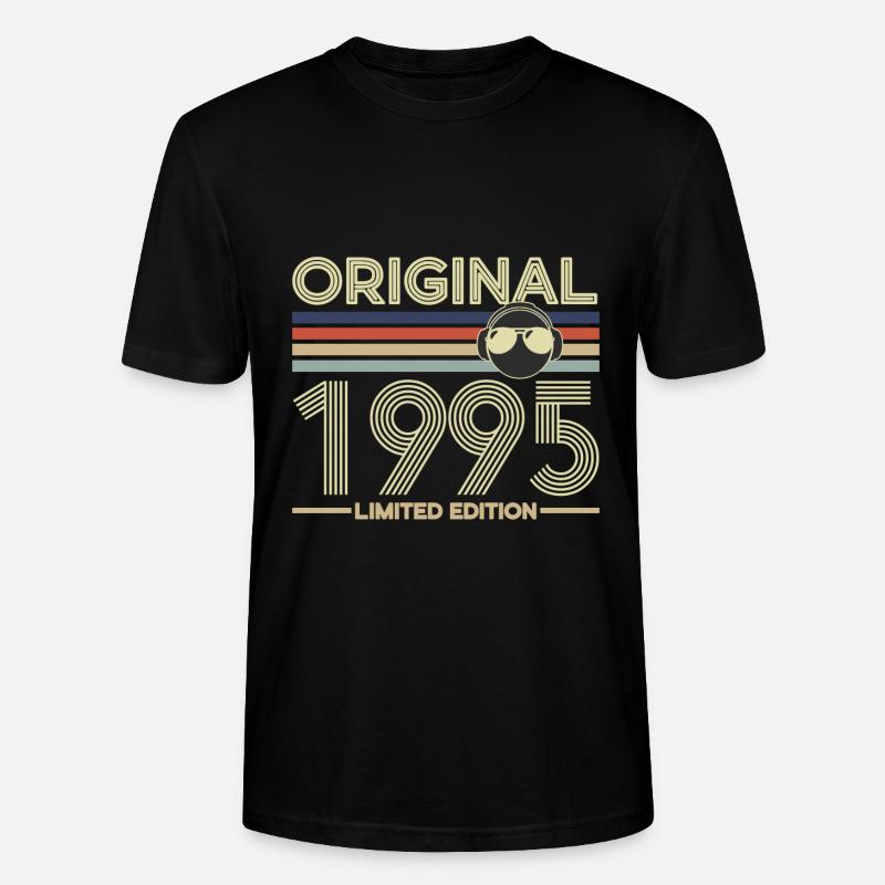 1995 - Stanley/Stella Unisex Bio-T-Shirt CRAFTER - Schwarz
