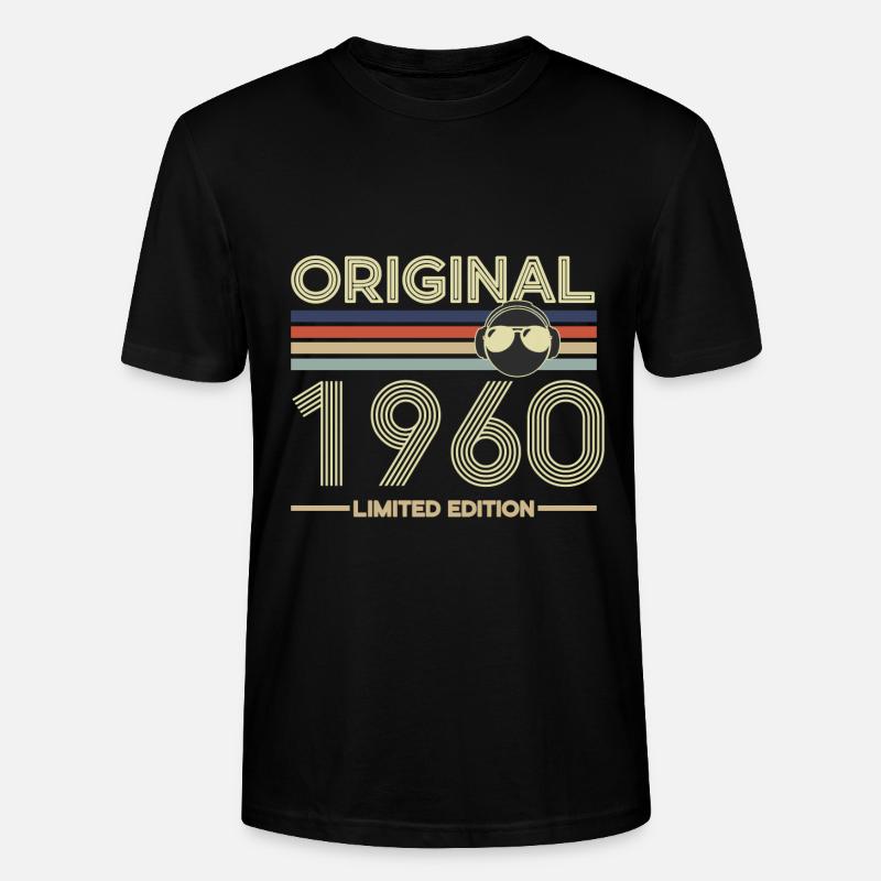 1960 - Stanley/Stella Unisex Bio-T-Shirt CRAFTER - Schwarz