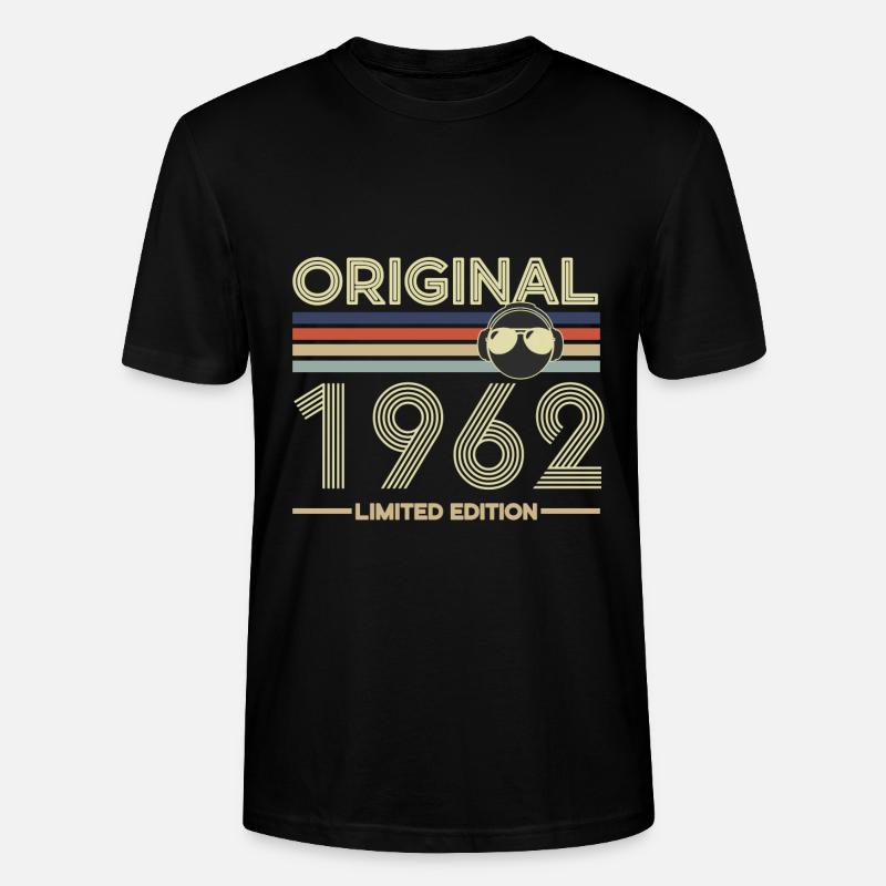 1962 - Stanley/Stella Unisex Bio-T-Shirt CRAFTER - Schwarz