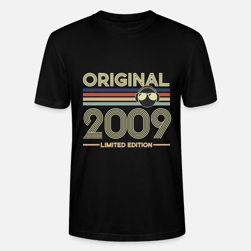 2009 - Stanley/Stella Unisex Bio-T-Shirt CRAFTER - Schwarz