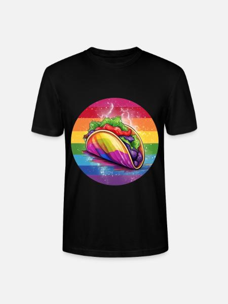 LGBTQ Taco - Stanley/Stella CRAFTER Unisex Organic T-Shirt - black