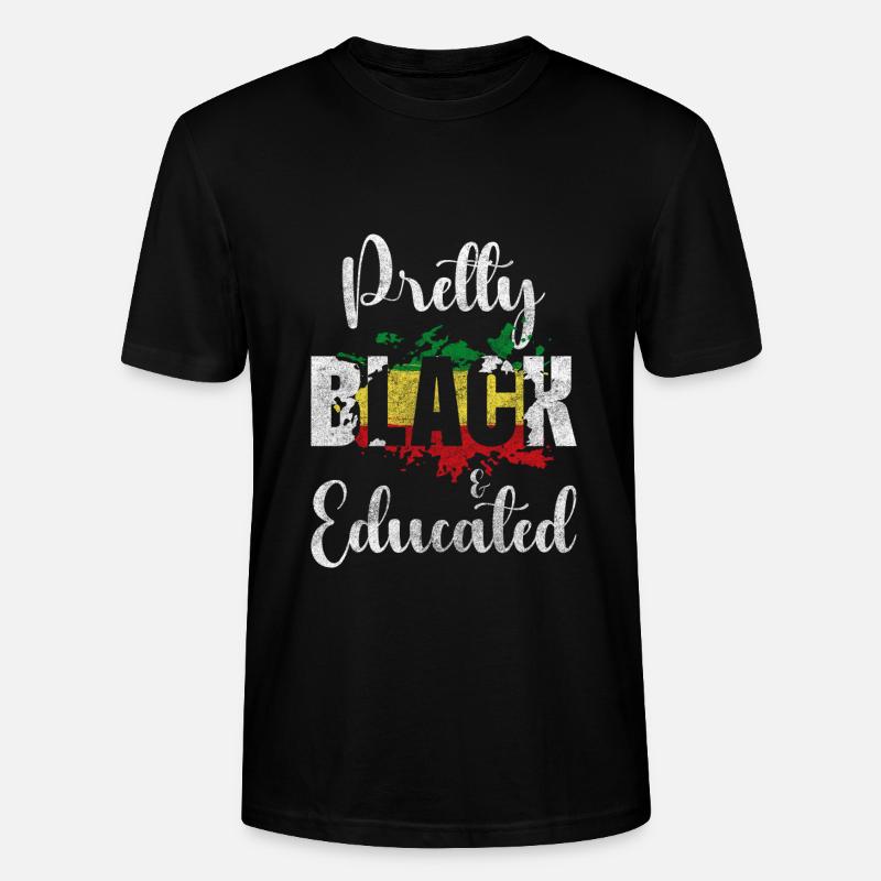 Afrique Serengeti Conservation Éléphant - T-shirt bio CRAFTER Stanley Stella Unisexe - noir