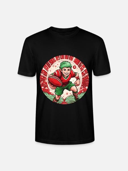 Christmas Elf Rugby - Stanley/Stella Unisex Bio-T-Shirt CRAFTER - Schwarz