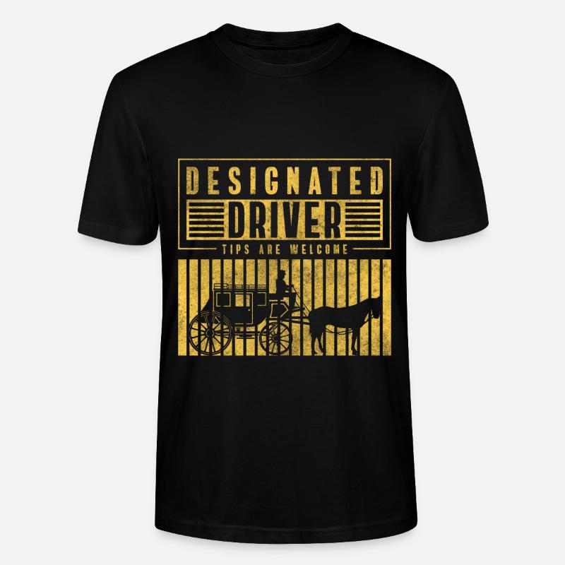 Pferdekutscher Beruf Gast Kutschieren - Stanley/Stella Unisex Bio-T-Shirt CRAFTER - Schwarz