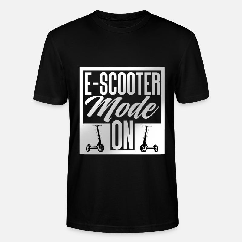 E Scooter Roller Elektroroller - Stanley/Stella Unisex Bio-T-Shirt CRAFTER - Schwarz