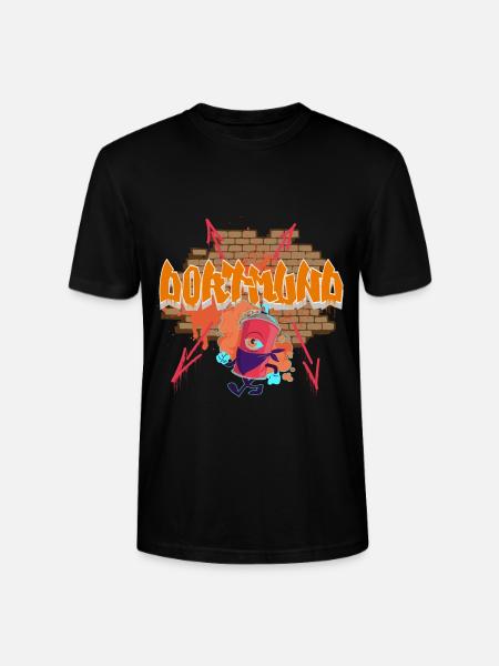 Dortmund Graffiti - T-shirt bio CRAFTER Stanley Stella Unisexe - noir