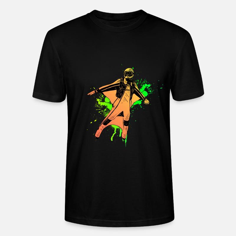Wingsuit - Stanley/Stella Unisex Bio-T-Shirt CRAFTER - Schwarz