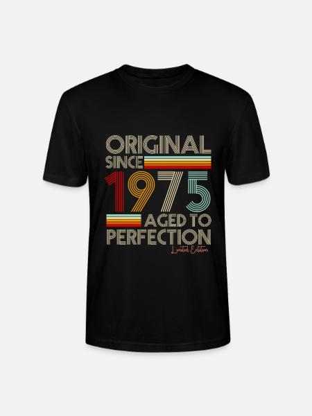 1975 - Stanley/Stella CRAFTER Unisex Organic T-Shirt - black