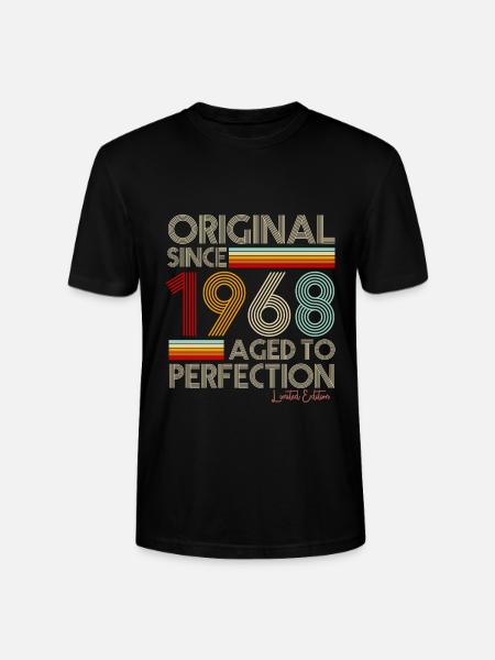 1968 - Stanley/Stella CRAFTER Unisex Organic T-Shirt - black