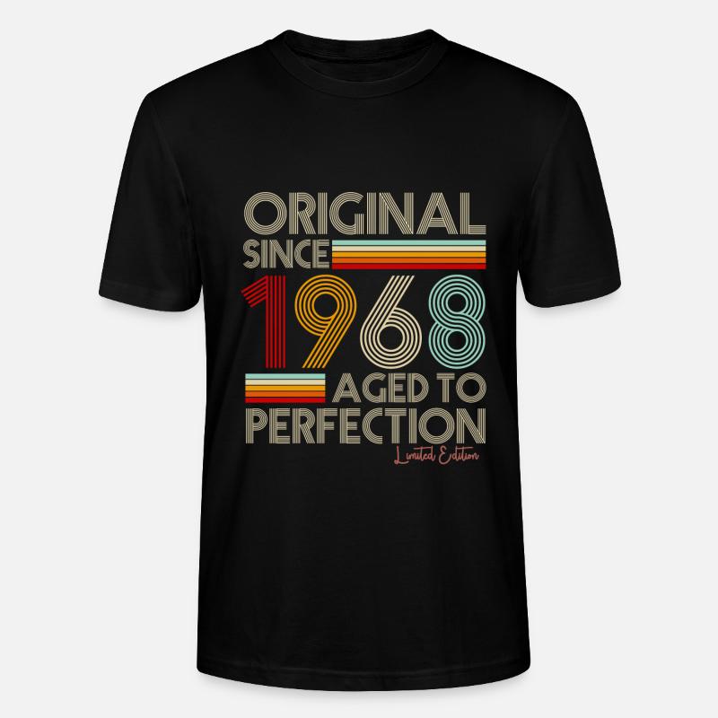 1968 - Stanley/Stella Unisex Bio-T-Shirt CRAFTER - Schwarz