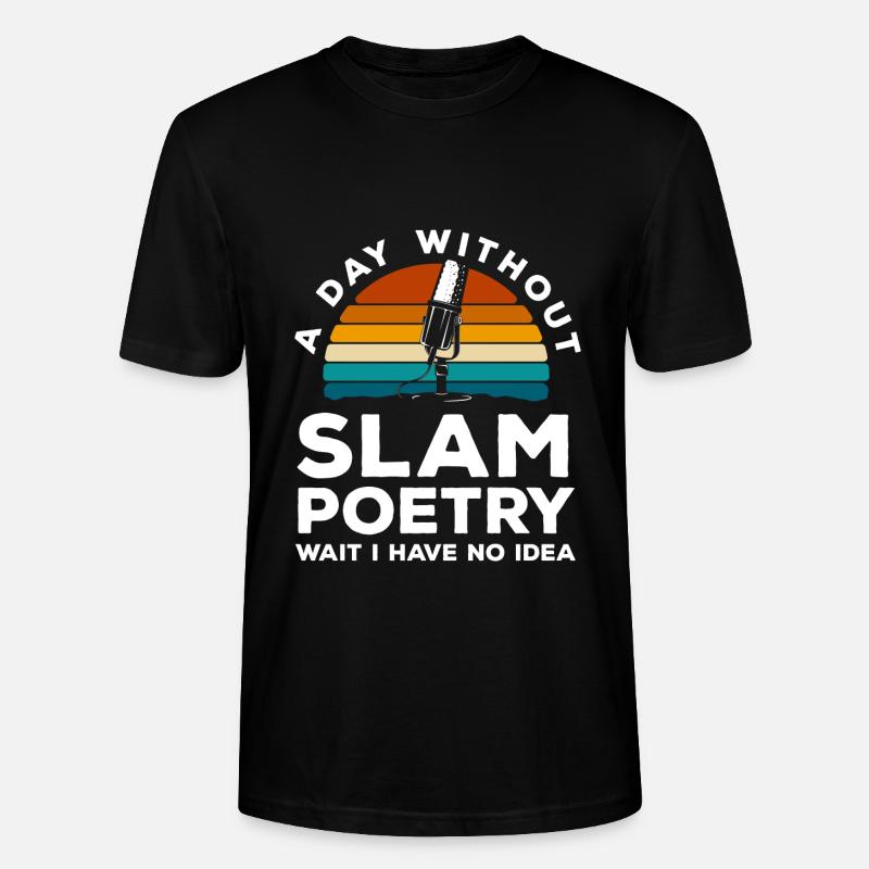 Poet Sarkasmus - Stanley/Stella Unisex Bio-T-Shirt CRAFTER - Schwarz