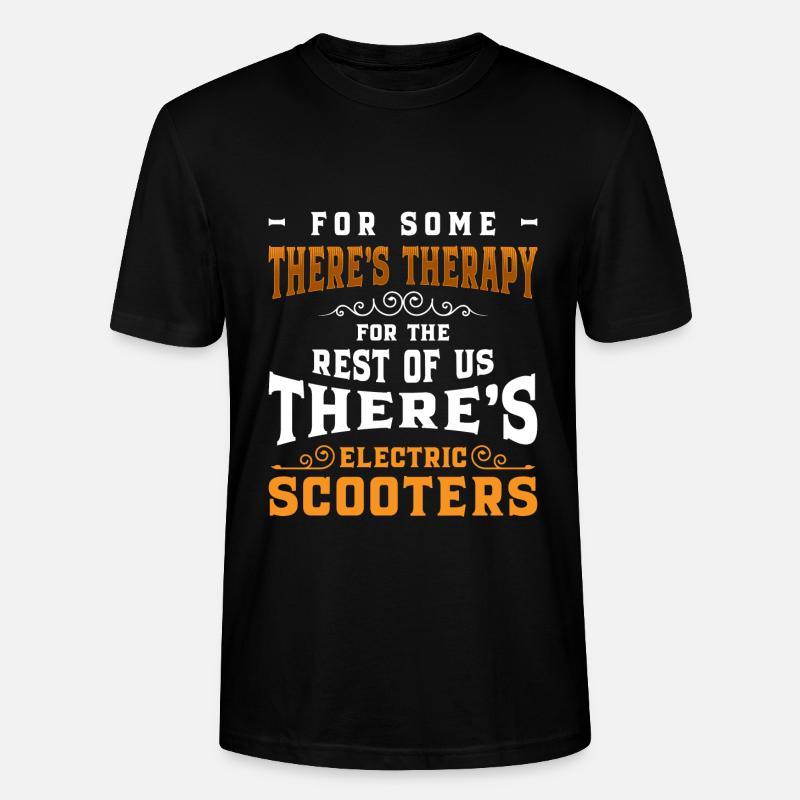 E-Scooter Rollerfahren Umwelt Tuning - Stanley/Stella Unisex Bio-T-Shirt CRAFTER - Schwarz