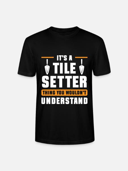 Flooring House Mosaikleger Building - Stanley/Stella CRAFTER Unisex Organic T-Shirt - black