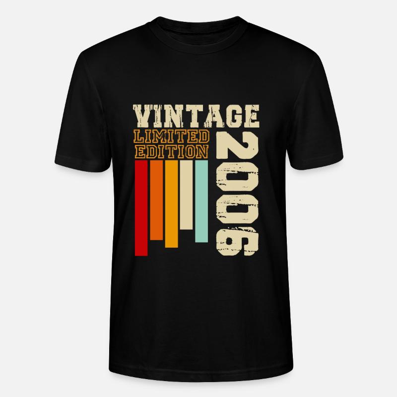 2006 - Stanley/Stella Unisex Bio-T-Shirt CRAFTER - Schwarz