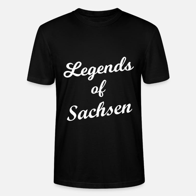 Légendes de Saxe - T-shirt bio CRAFTER Stanley Stella Unisexe - noir