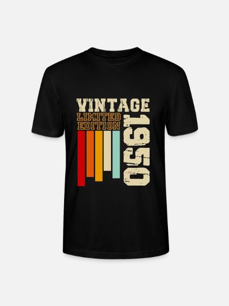 1950 - Stanley/Stella CRAFTER Unisex Organic T-Shirt - black