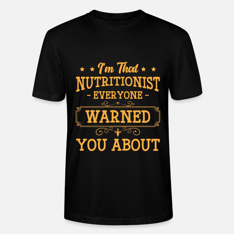 Ernährung Essen Beruf Traumfigur - Stanley/Stella Unisex Bio-T-Shirt CRAFTER - Schwarz