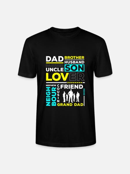 Men Role Model Boyfriend Gift - Stanley/Stella CRAFTER Unisex Organic T-Shirt - black