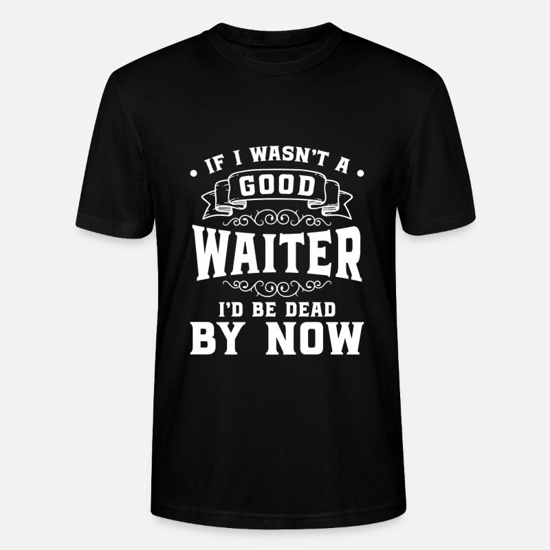 Service Pub Nourriture Boisson - T-shirt bio CRAFTER Stanley Stella Unisexe - noir