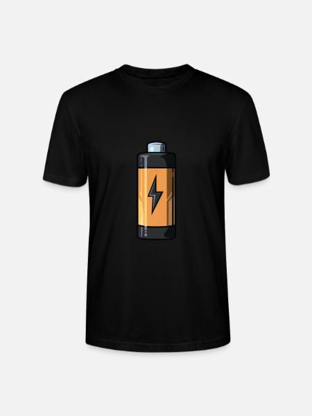 Battery - Stanley/Stella CRAFTER Unisex Organic T-Shirt - black