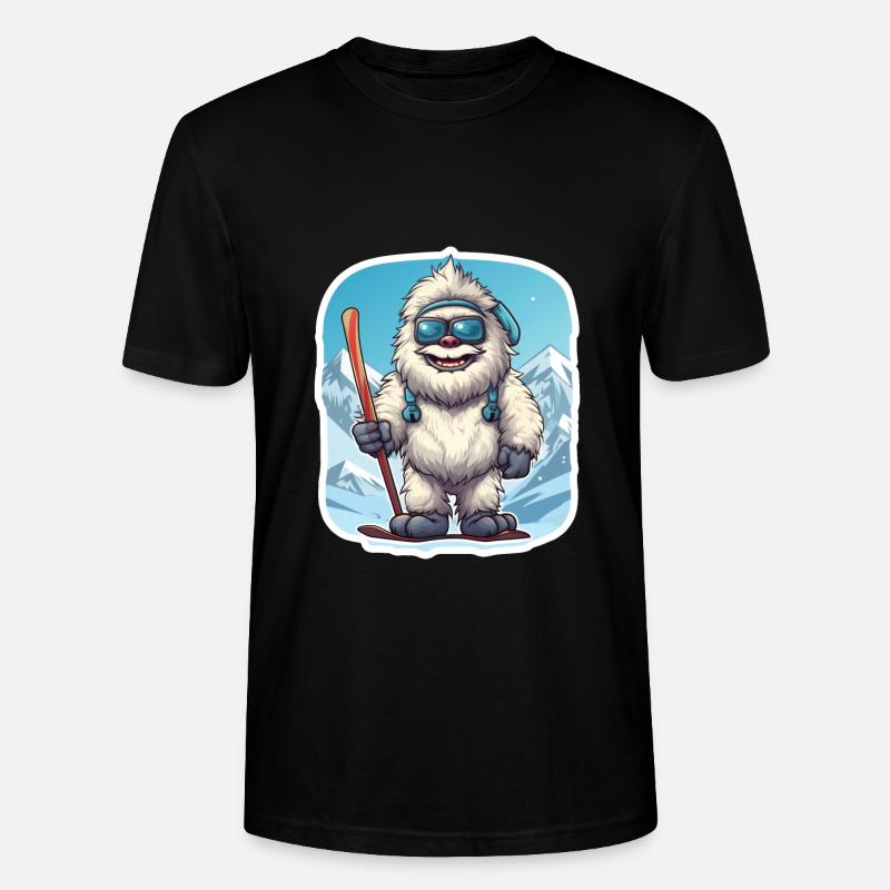 Yeti - Stanley/Stella Unisex Bio-T-Shirt CRAFTER - Schwarz