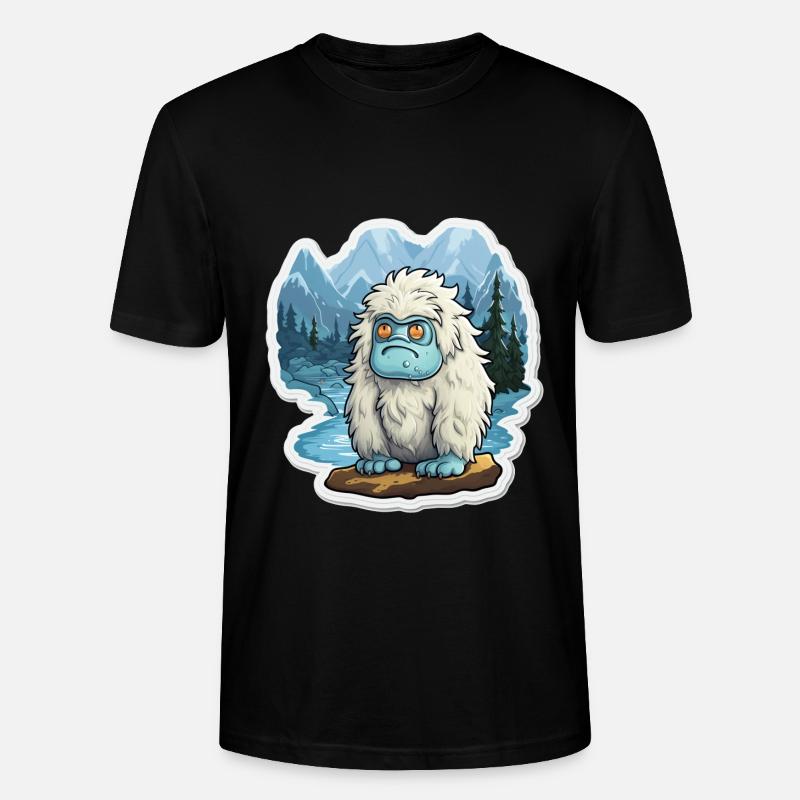 Yeti - Stanley/Stella Unisex Bio-T-Shirt CRAFTER - Schwarz