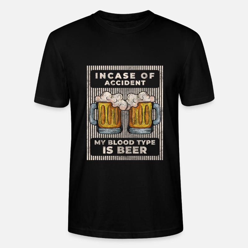 Barhopping Alkohol Bier Event - Stanley/Stella Unisex Bio-T-Shirt CRAFTER - Schwarz