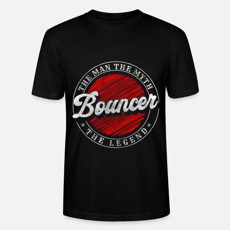 Security Club Einlass Team - Stanley/Stella Unisex Bio-T-Shirt CRAFTER - Schwarz