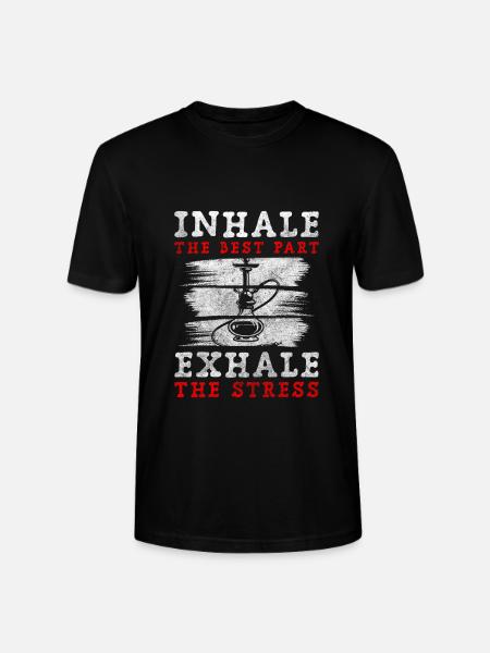 Hookah Smoking Chill-Out Nicotine - Stanley/Stella CRAFTER Unisex Organic T-Shirt - black