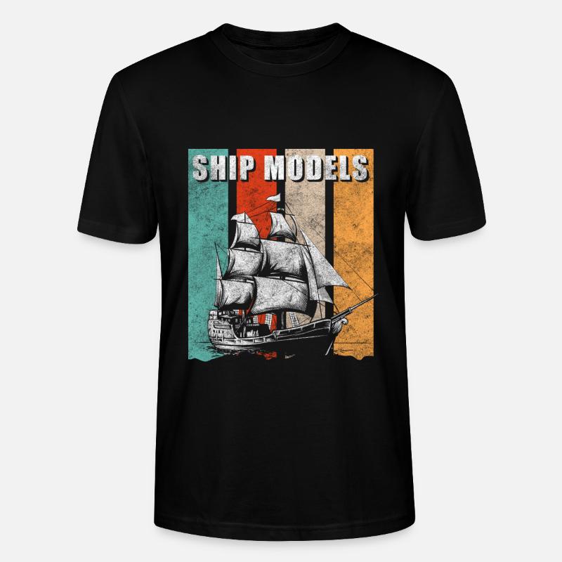 Schiff Modellbauer RC Schiff Skipper - Stanley/Stella Unisex Bio-T-Shirt CRAFTER - Schwarz