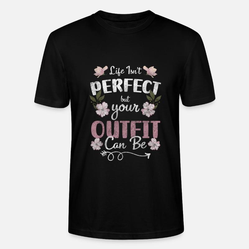 Mode Trendsetter Modell Modisch - Stanley/Stella Unisex Bio-T-Shirt CRAFTER - Schwarz