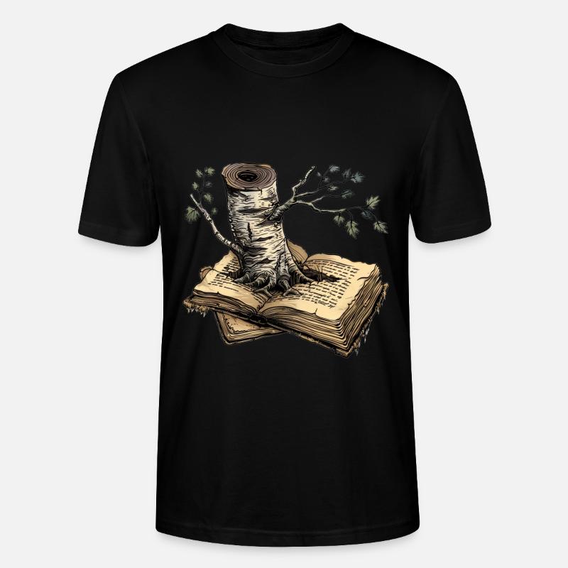 Lesen - Stanley/Stella Unisex Bio-T-Shirt CRAFTER - Schwarz