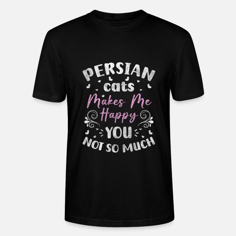 Chat Poils de chat - T-shirt bio CRAFTER Stanley Stella Unisexe - noir