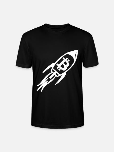 Now Bitcoin is taking off - Stanley/Stella CRAFTER Unisex Organic T-Shirt - black