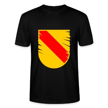 Im schönen Badnerland - Stanley/Stella Unisex Bio-T-Shirt CRAFTER - Schwarz - Vorne - Alina (178cm) & Michal (187cm)