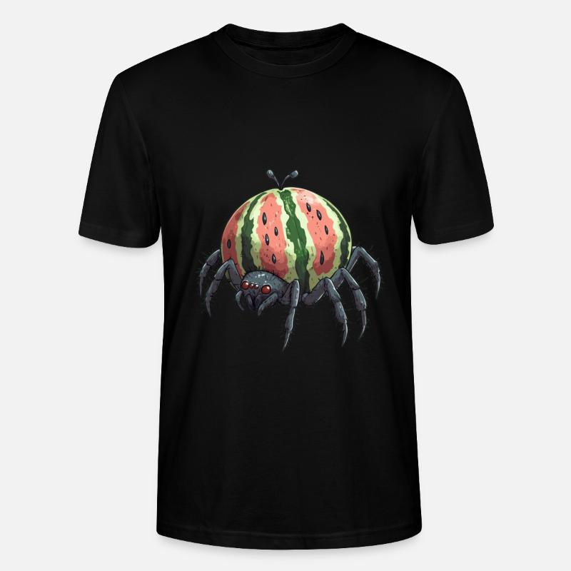 Melone Spinne - Stanley/Stella Unisex Bio-T-Shirt CRAFTER - Schwarz