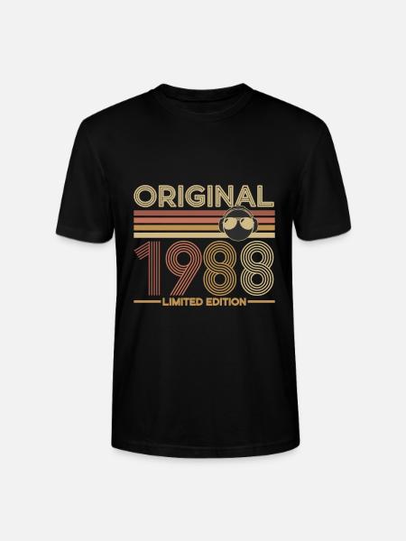 1988 - Stanley/Stella Unisex Bio-T-Shirt CRAFTER - Schwarz