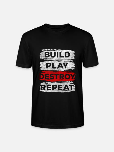 Building blocks Children's World - Stanley/Stella CRAFTER Unisex Organic T-Shirt - black