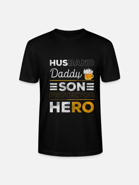Men's Drinking Birthday Gift - Stanley/Stella CRAFTER Unisex Organic T-Shirt - black
