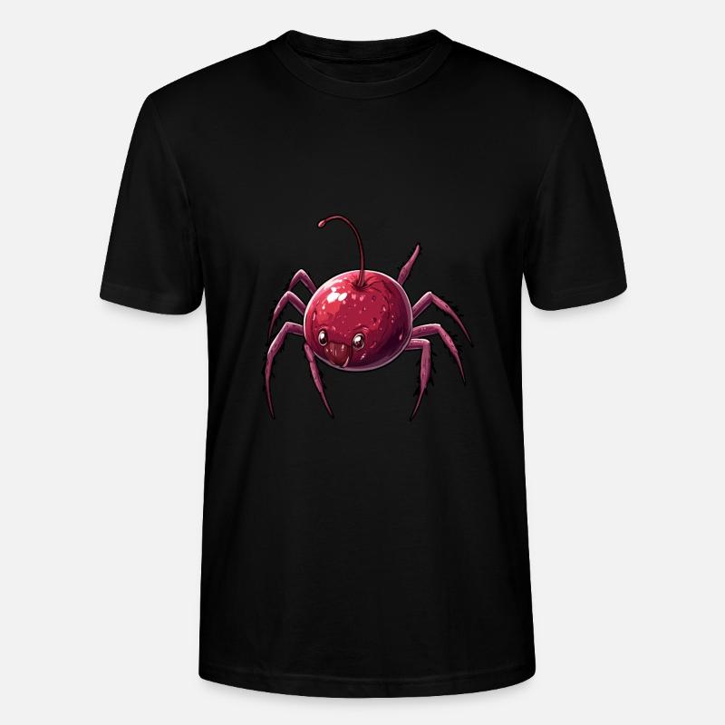 Araignée cerise Araignée cerise - T-shirt bio CRAFTER Stanley Stella Unisexe - noir